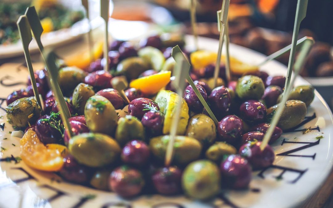 We use fresh olives